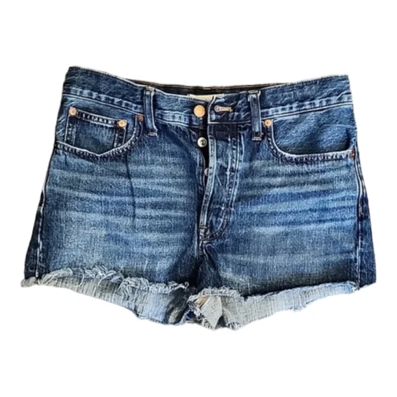 Madewell The Dad Jean Shortsize 27 - Picture 1 of 5